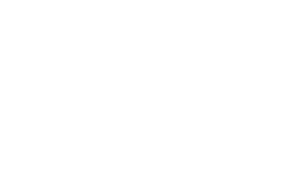 GSK logo white