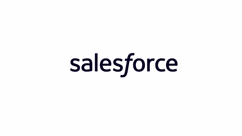 Salesforce logo white